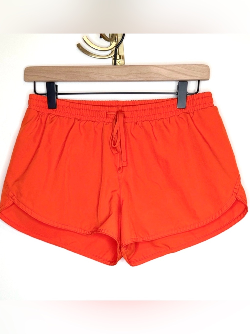Old Navy Bright Orange Women's Athletic Drawstring Shorts